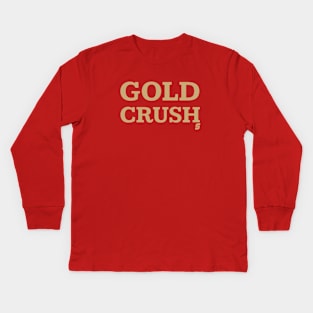 Gold Crush Kids Long Sleeve T-Shirt